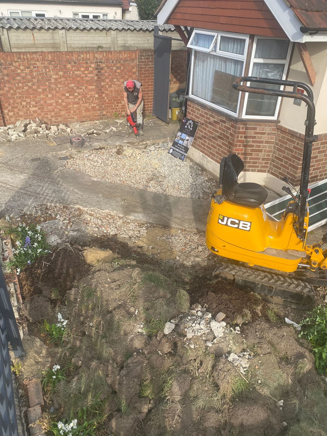 Before photo for Paving transformation